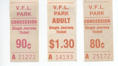 VFL (Victoria Football League) Park tickets