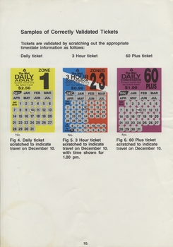 "Instructions to staff - The New Ticketing System" scratch tickets