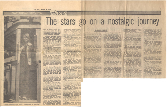 "The stars go on a nostalgic journey"