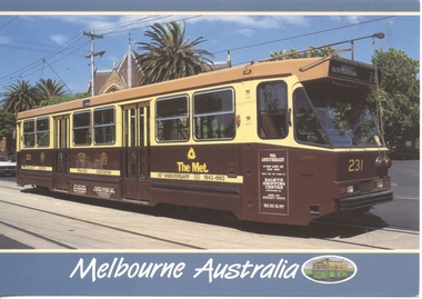 A 231 decorated for the 50th anniversary of the Australian Electric Traction Association