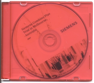 Film - Compact Diskette with video, Siemens, "Siemens Combino Plus Trial In Melbourne 2007", 2007