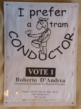 I prefer a tram conductor