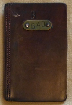 Journal or ticket record wallet,