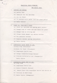 "Practical Fault Finding - Two motor tram"