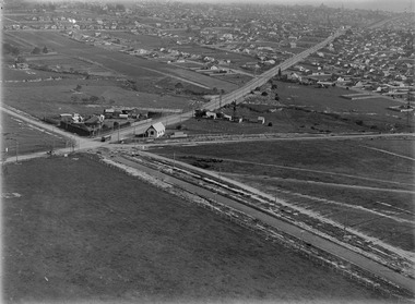 "Kew Burke Rd' looking at the East Kew Tram terminus
