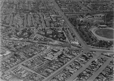 looking west over St Kilda Junction from Prahran.