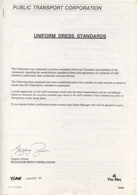 "Uniform Dress Standards"