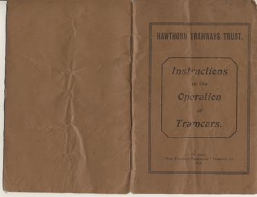 "Instructions in the Operation of Tramcars"