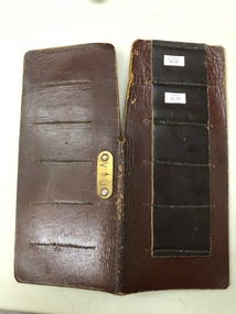 Leather MMTB/The Met ticket wallets,