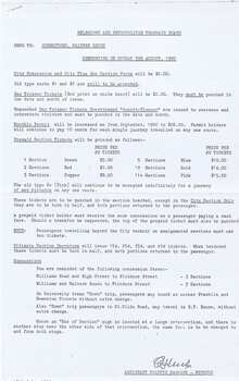 "Memo to:  Conductors, Malvern Depot, commencing on Sunday 3rd August 1980"