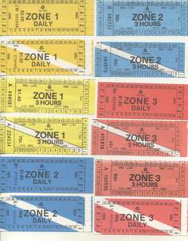 Set of  22 The Met Daily and hourly tickets