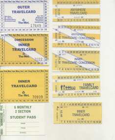 Set of  18 The Met travel cards