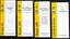 Set of 24 timeables - sheet 6 of 6