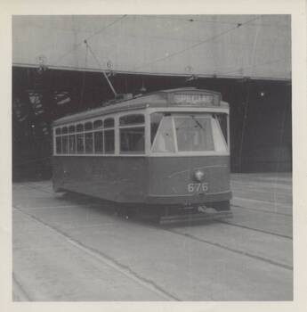 X2 676 at South Melbourne Depot