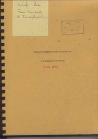 "Single-ended tram operations - a Feasibility study"