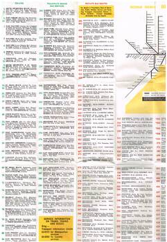 "Metropolitan Transport Services Map - Melbourne Tram, Train and Bus Services"