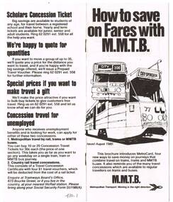 "How to Save Fares with MMTB", "How to Save Fares with VicRail"