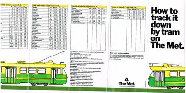"How to track it down by tram on The Met"