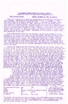 "TMSV 39th Special Outing Sunday, November 8, 1970"