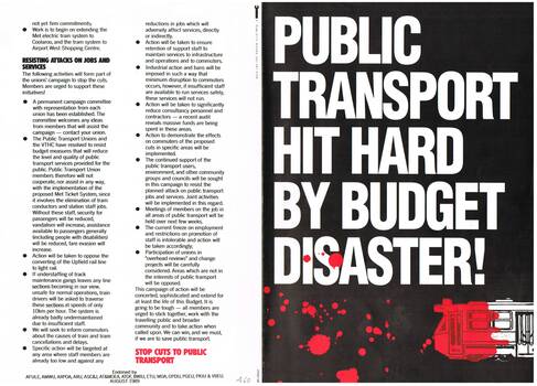 "Public Transport Hit Hard by Budget Disaster!"