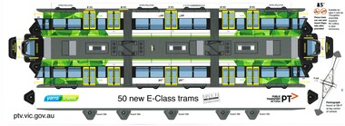Leisure object - Cardboard Model Tram, Transit Graphics, 2013