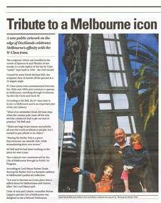 "Tribute to a Melbourne icon"