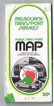 "Melbourne Transport Services Map - Tram, Train and Bus Services"