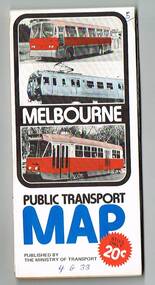 "Melbourne Transport Services Map - Tram, Train and Bus Services"