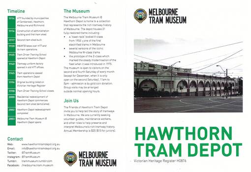 "Hawthorn Tram Depot"