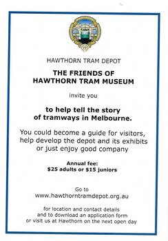 "Hawthorn Tram Depot"