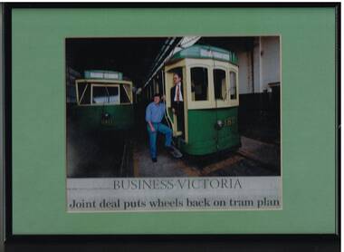"Business Victoria - Joint deal puts wheels back on tram plan"
