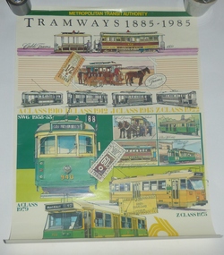 "Tramways 1885 - 1985", "Railways 1854 - 1985"  "Buses 1925 - 1985"