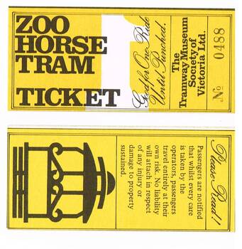 "Zoo Horse Tram"