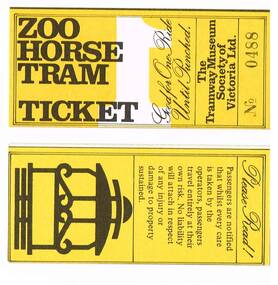 "Zoo Horse Tram"