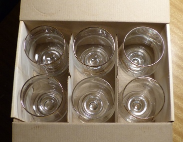 Domestic object - Box of Glassware, C. R. Hose Glassware Pty Ltd, 1990's?