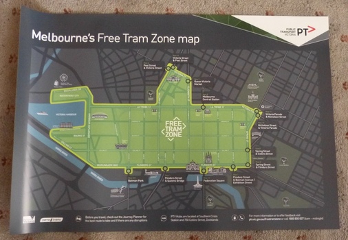 "Melbourne's Free Tram Zone Map"