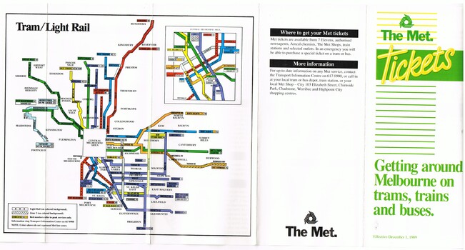 "The Met - Getting around Melbourne on trams, trains or buses."