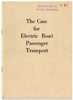 "The Case for Electric Road Passenger Transport"