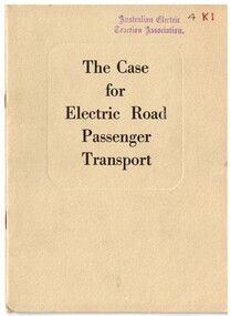 "The Case for Electric Road Passenger Transport"