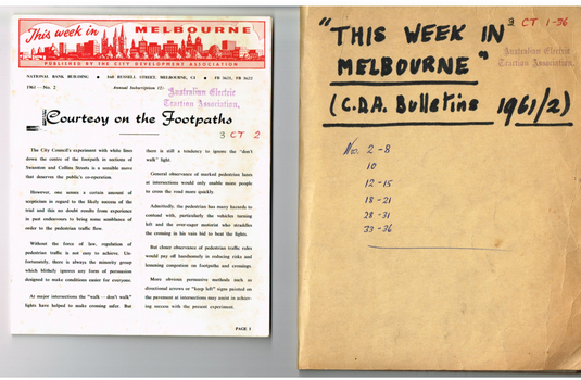 "This week in Melbourne"