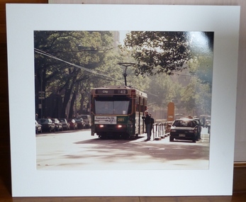 Photograph - Colour photograph - mounted, Yarra Trams or PTC?, mid 1990's?