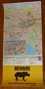 CBD and inner city tram routes