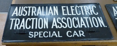 "Australian Electric Traction Association Special Car"