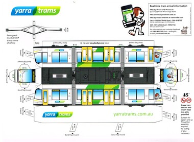 Leisure object - Cardboard Model Tram, Transit Graphics, c2012
