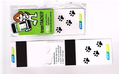 Ephemera - Bookmark, Yarra Trams, "TramTracker", c2011