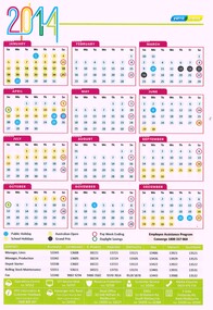 Ephemera - Calendar, Yarra Trams, 2013