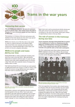 "Trams in the war years"