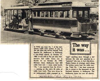 "The way it was...."