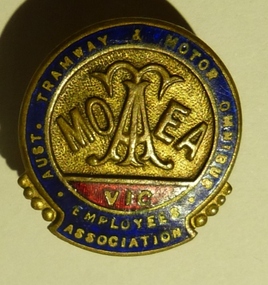 Functional object - Badge, K G Luke Melbourne, 1940's