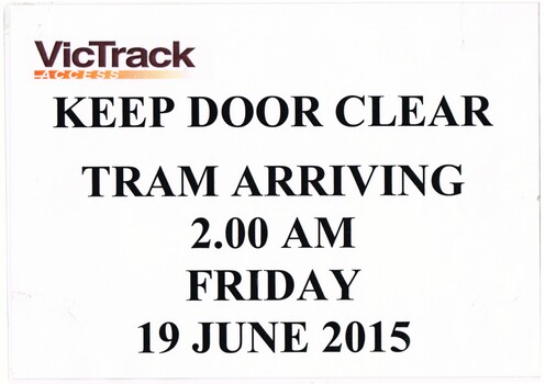 Keep door clear